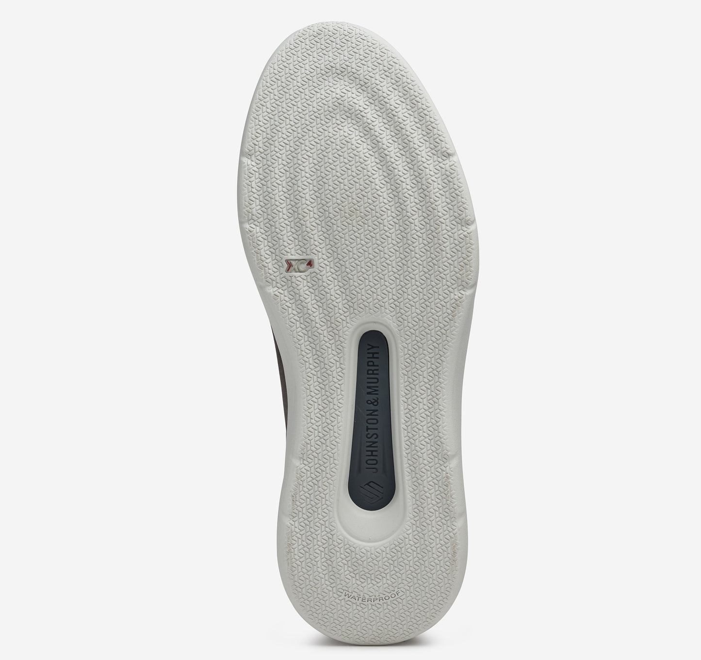 Johnston & Murphy - XC4 Prentiss 2 Plain Toe - Gray Waterproof Tumbled Nubuck