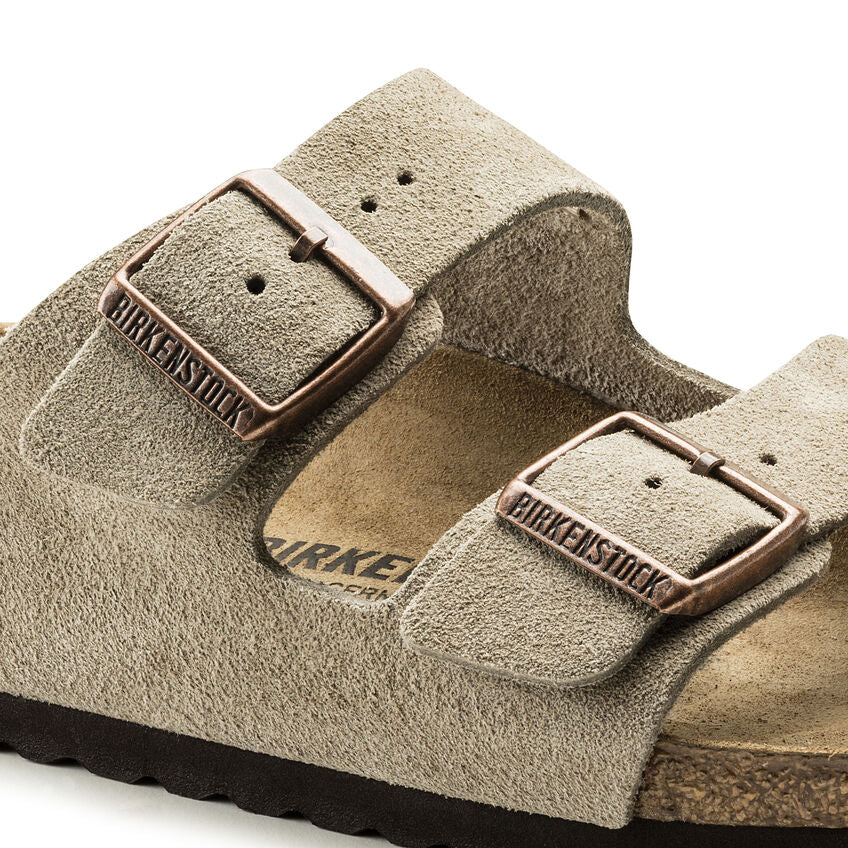 Birkenstock - Arizona - Taupe Suede Leather