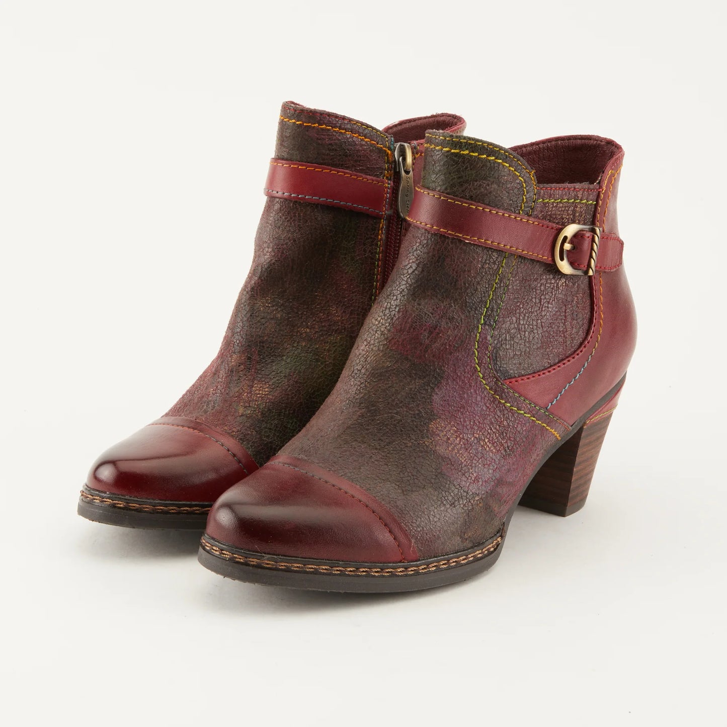 L'Artiste - Captivate Bootie - Bordeaux / Multi