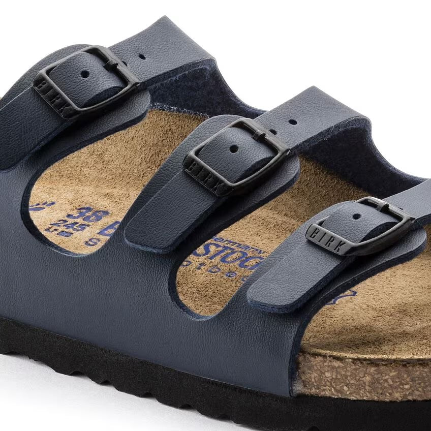 Birkenstock - Florida - Soft Footbed - Navy Birko-Flor