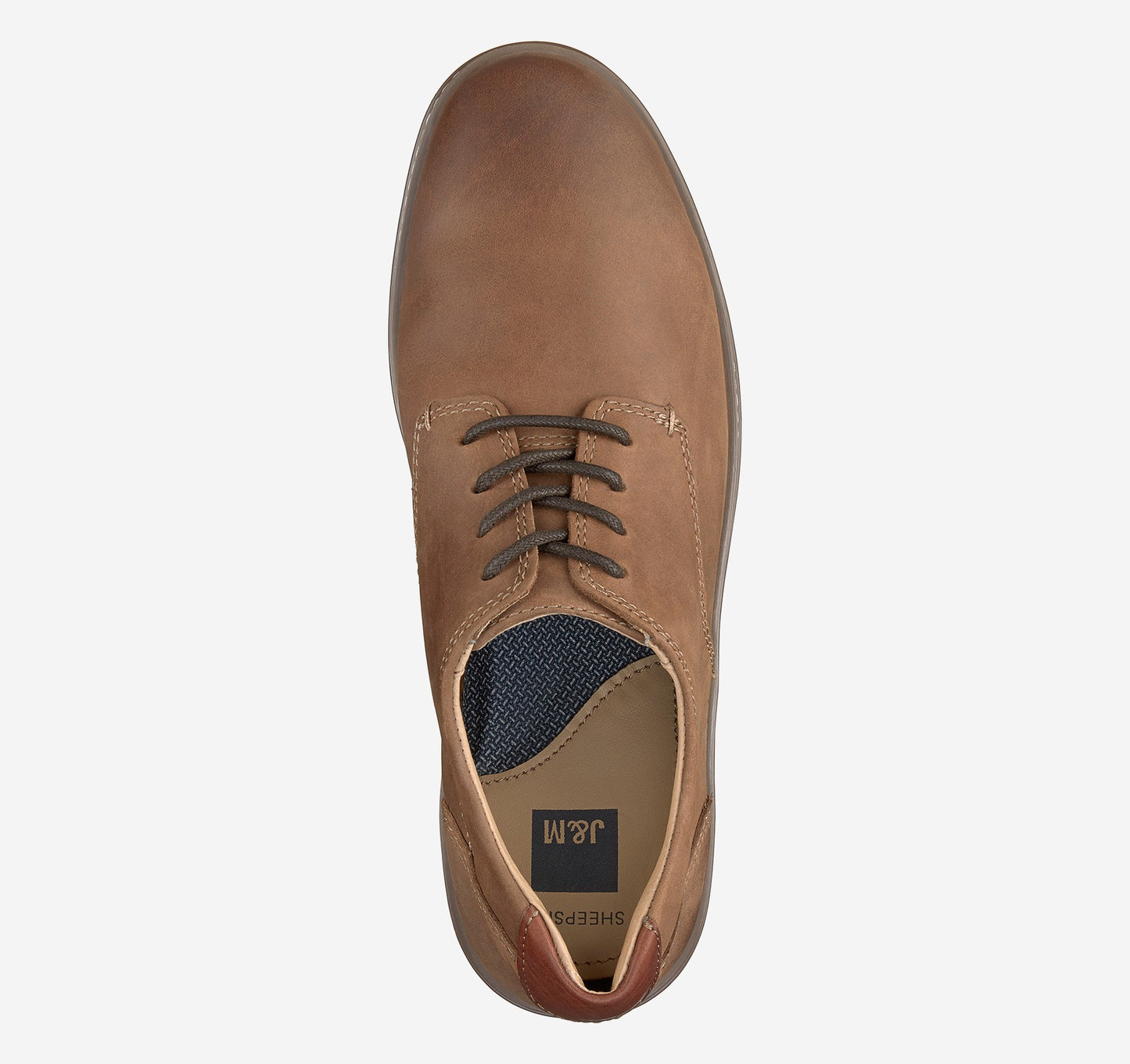 Johnston & Murphy - McGuffey Plain Toe - Tan Oiled Full Grain Leather