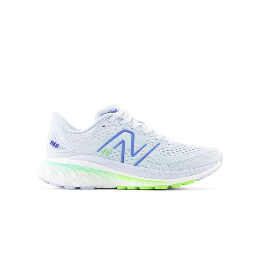 New Balance - Women's 860 v13 - Starlight / Pixel Green / Bright Lapis