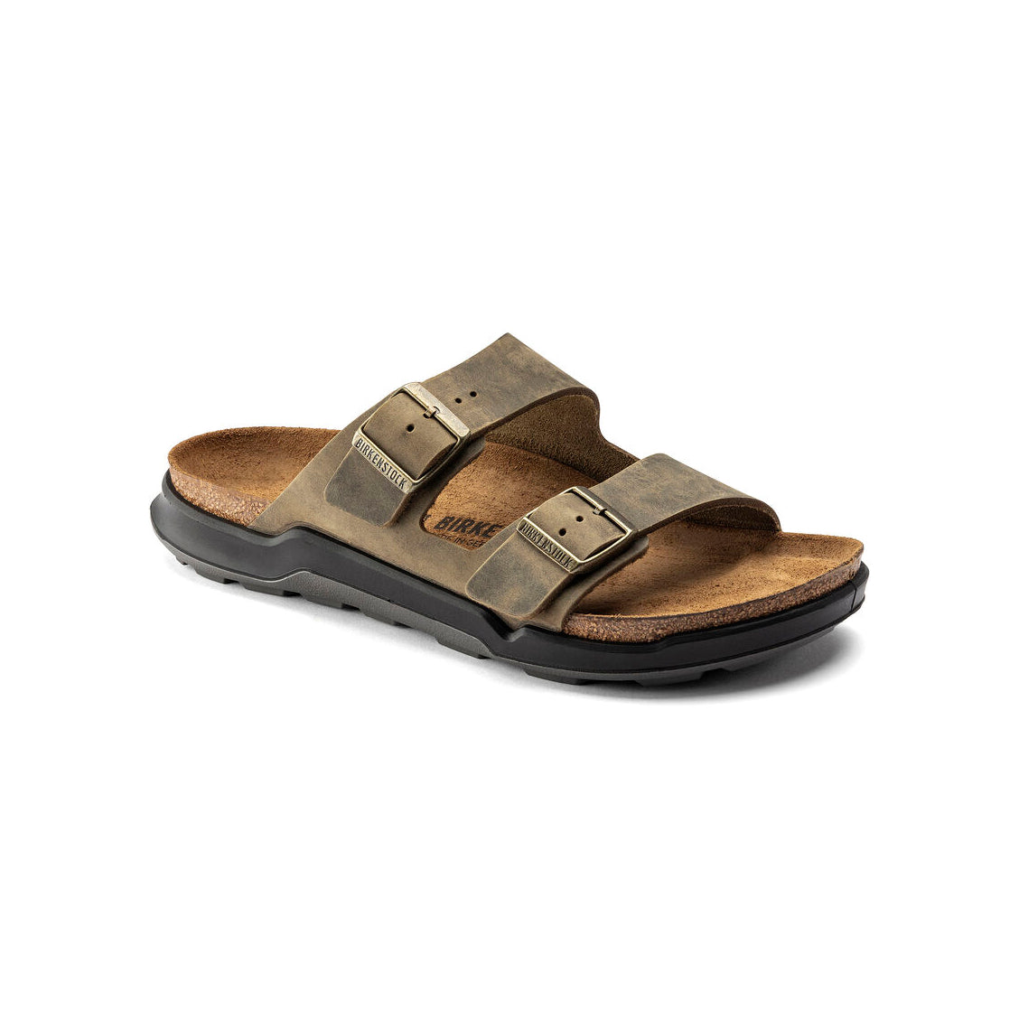 Birkenstock - Arizona Rugged - Faded Khaki Oiled Leather