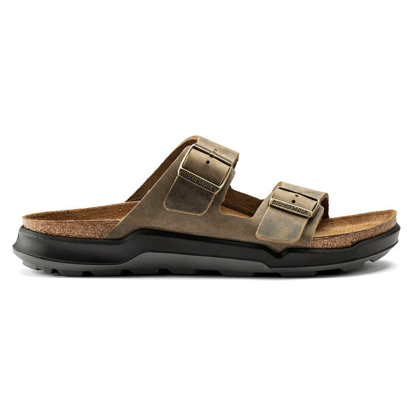 Birkenstock - Arizona Rugged - Faded Khaki Oiled Leather