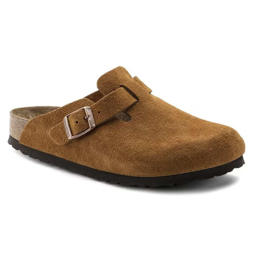 Birkenstock - Boston - Soft Footbed - Mink Suede