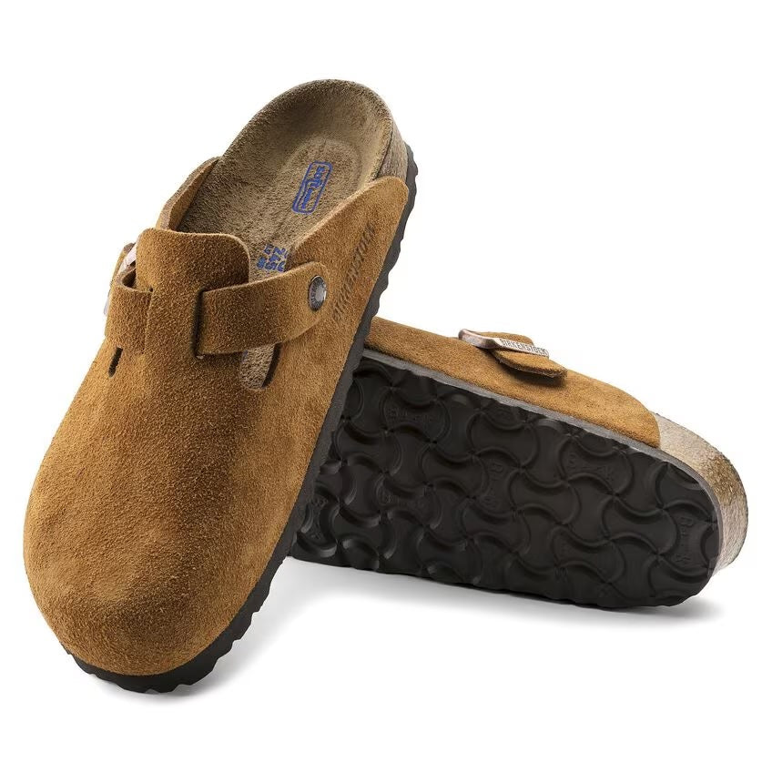 Birkenstock - Boston - Soft Footbed - Mink Suede