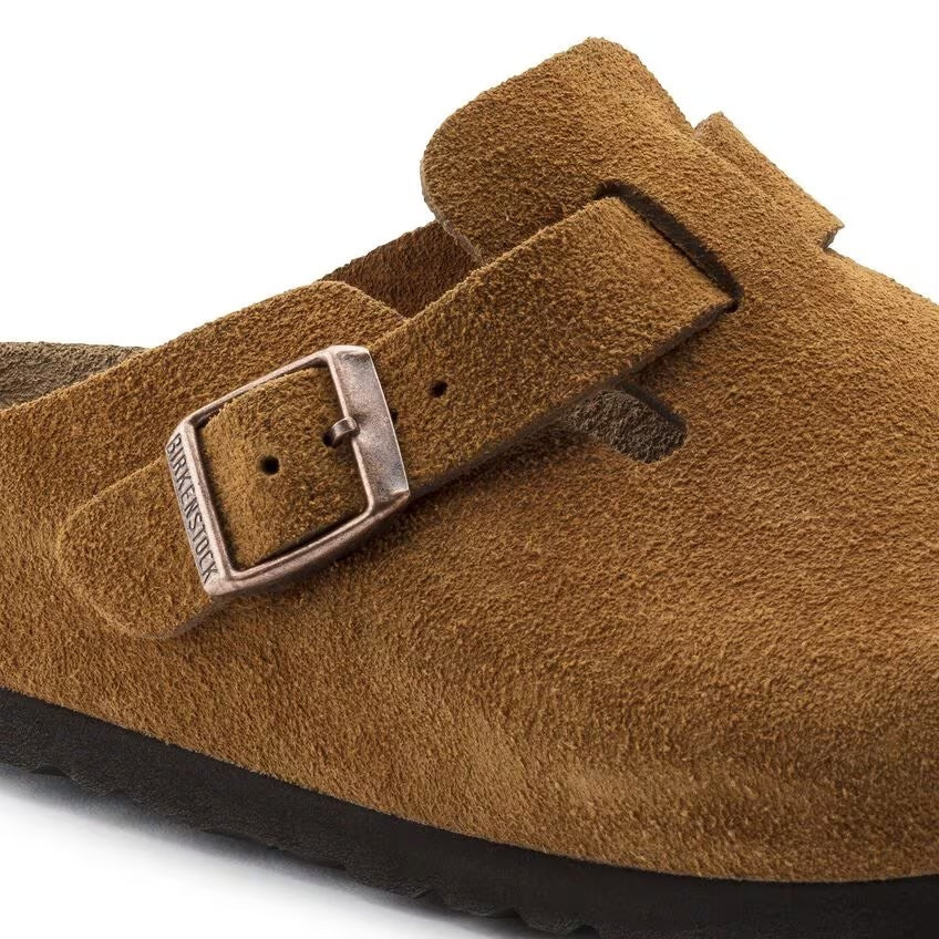 Birkenstock - Boston - Soft Footbed - Mink Suede