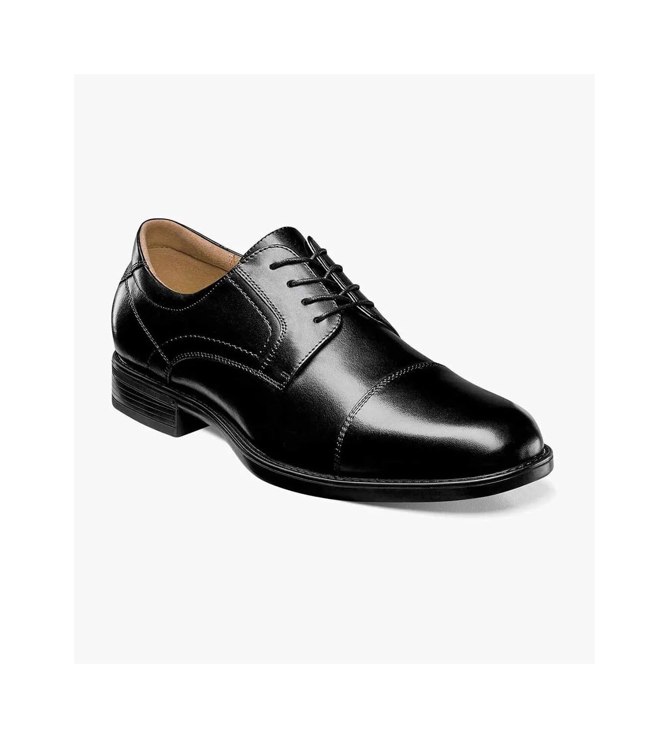 Florsheim - Midtown Cap Toe Oxford - Black