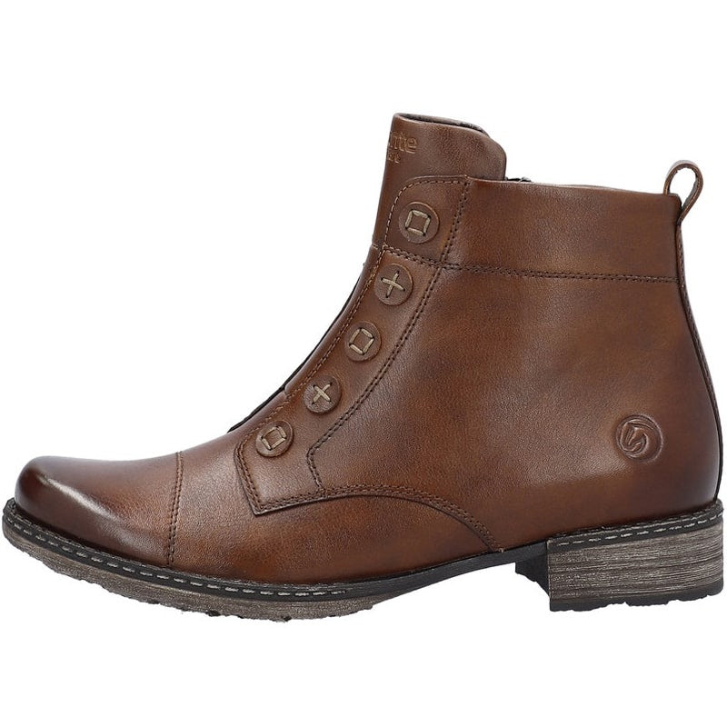 Remonte - Chandra 92 Bootie - Brown Leather