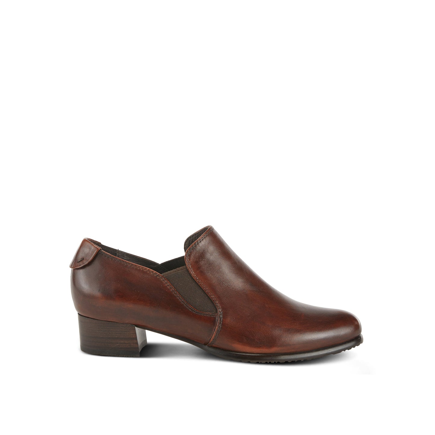Spring Step - Cherry - Brown Leather