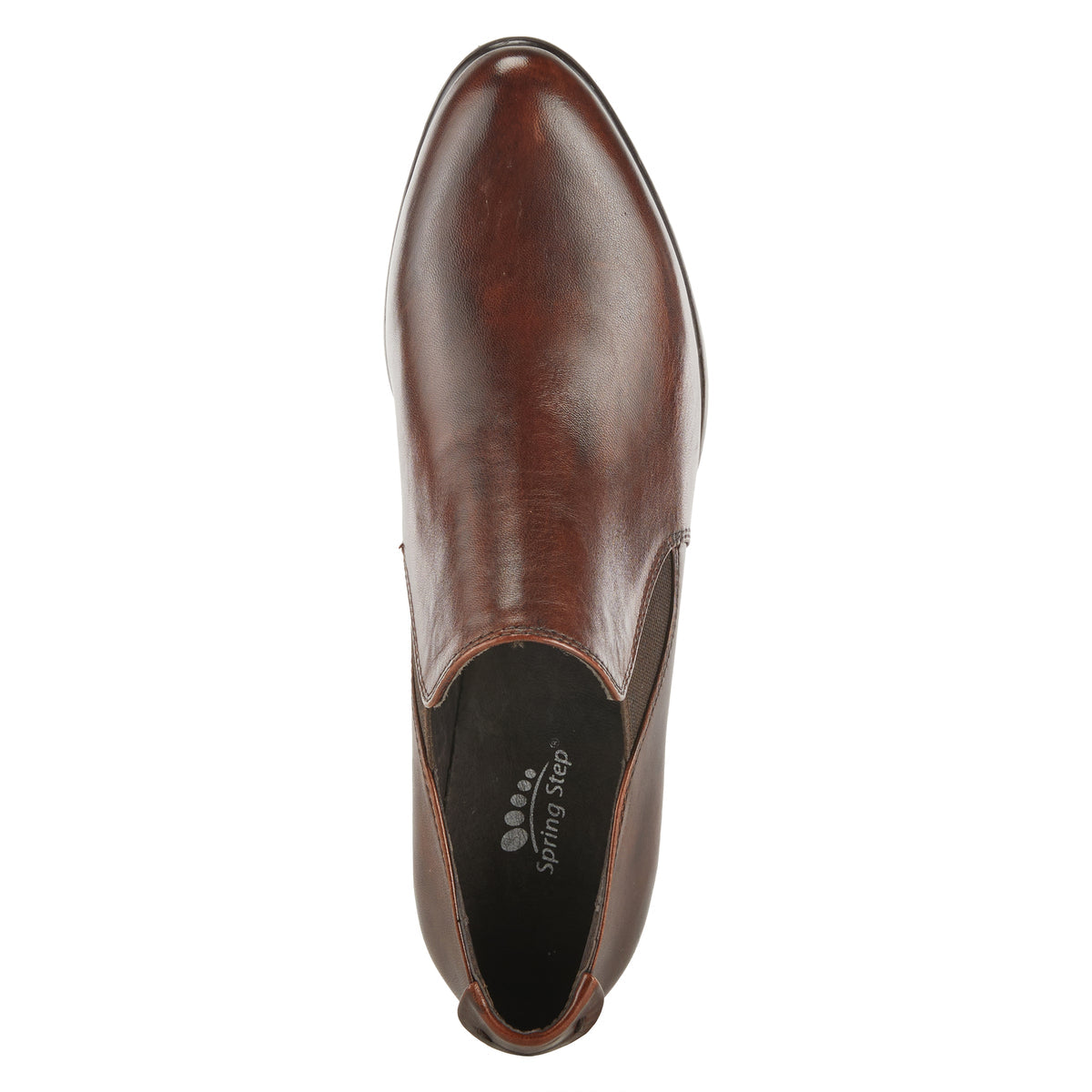 Spring Step - Cherry - Brown Leather