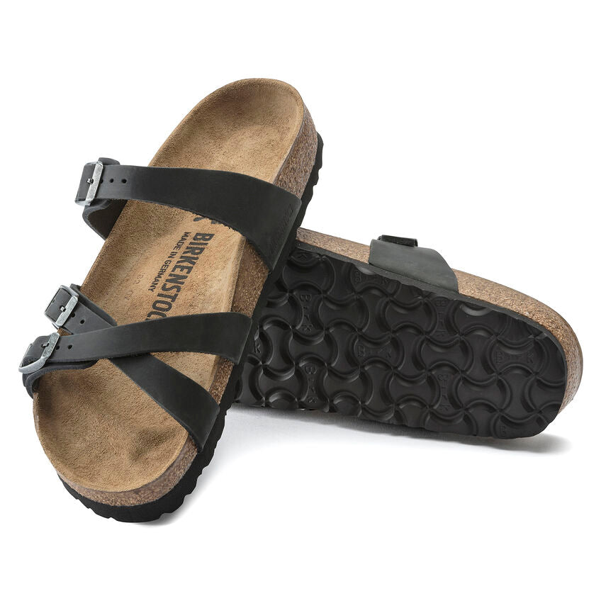 Birkenstock - Franca - Black Oiled Leather