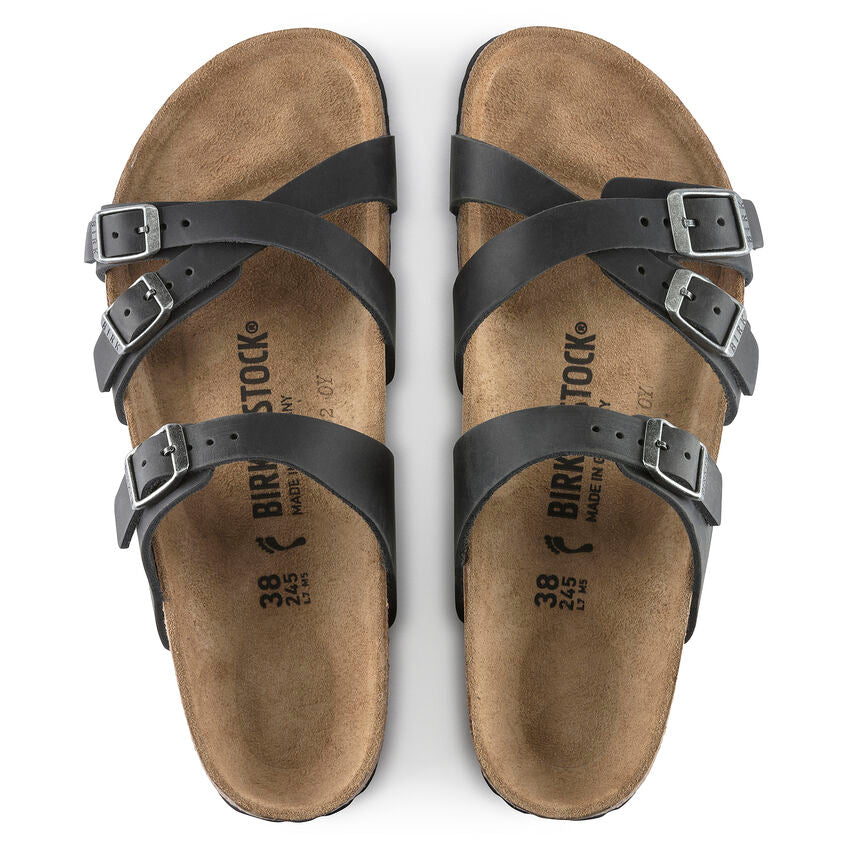 Birkenstock - Franca - Black Oiled Leather