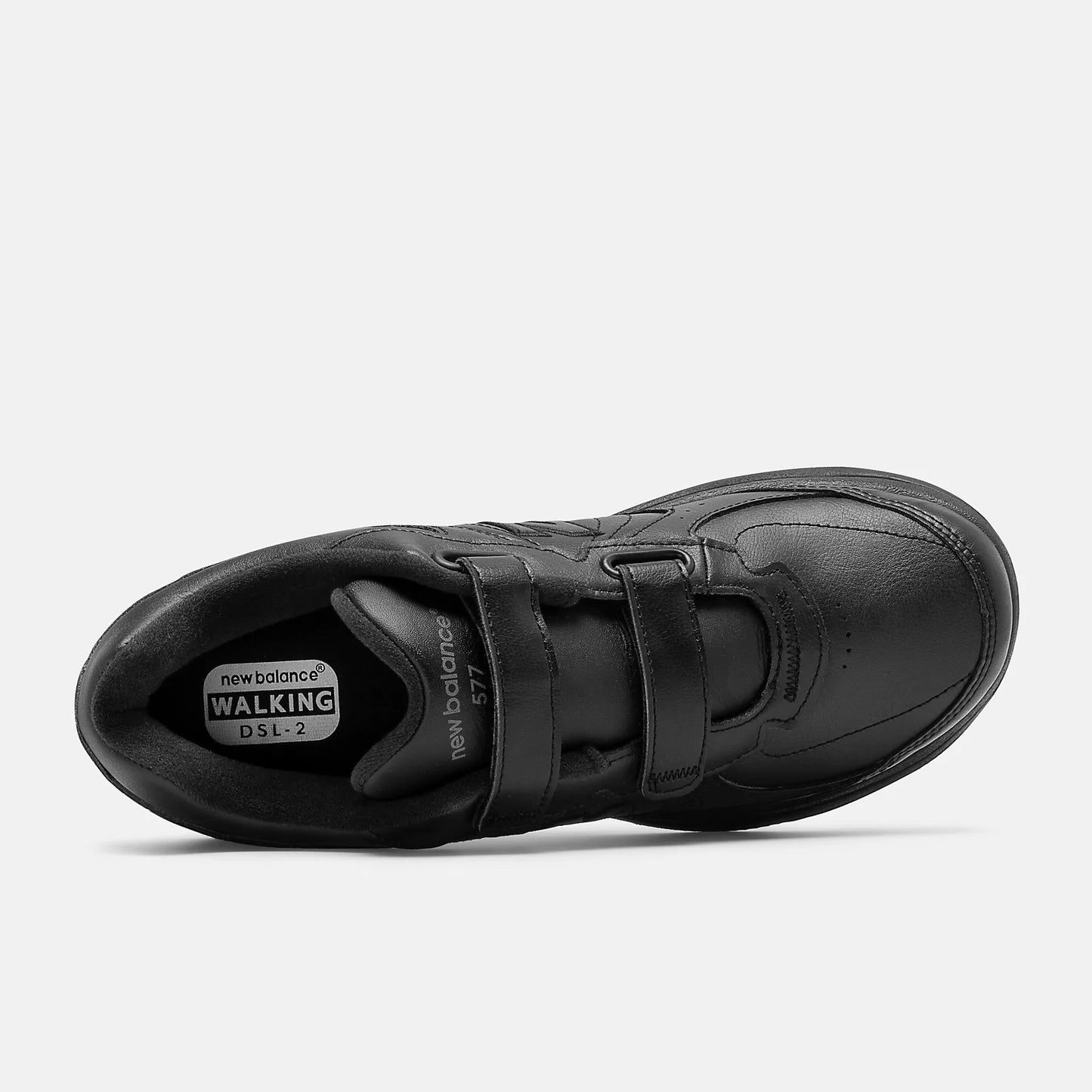 New Balance - Men's 577 Walker - Velcro Strap - Black