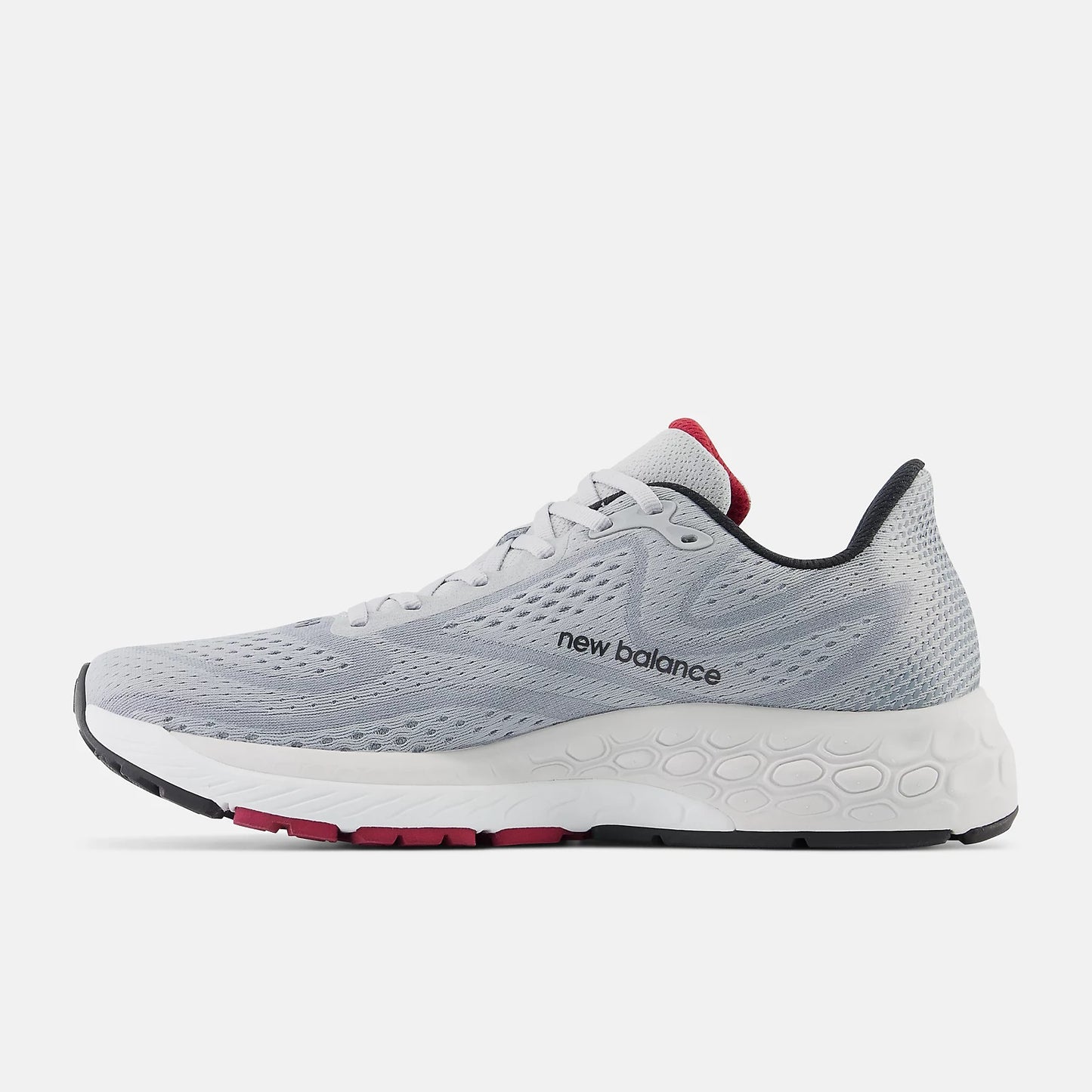 New Balance - Men's Fresh Foam x 880 v13 - Aluminum / Crimson / Black