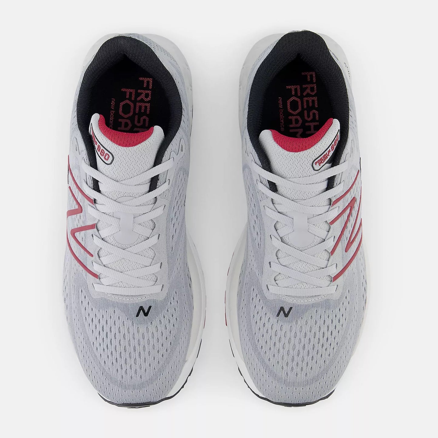 New Balance - Men's Fresh Foam x 880 v13 - Aluminum / Crimson / Black