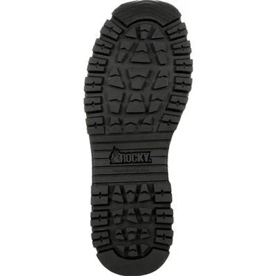 Rocky - Portland - 6" Waterproof Side Zip Public Service Boot - Black