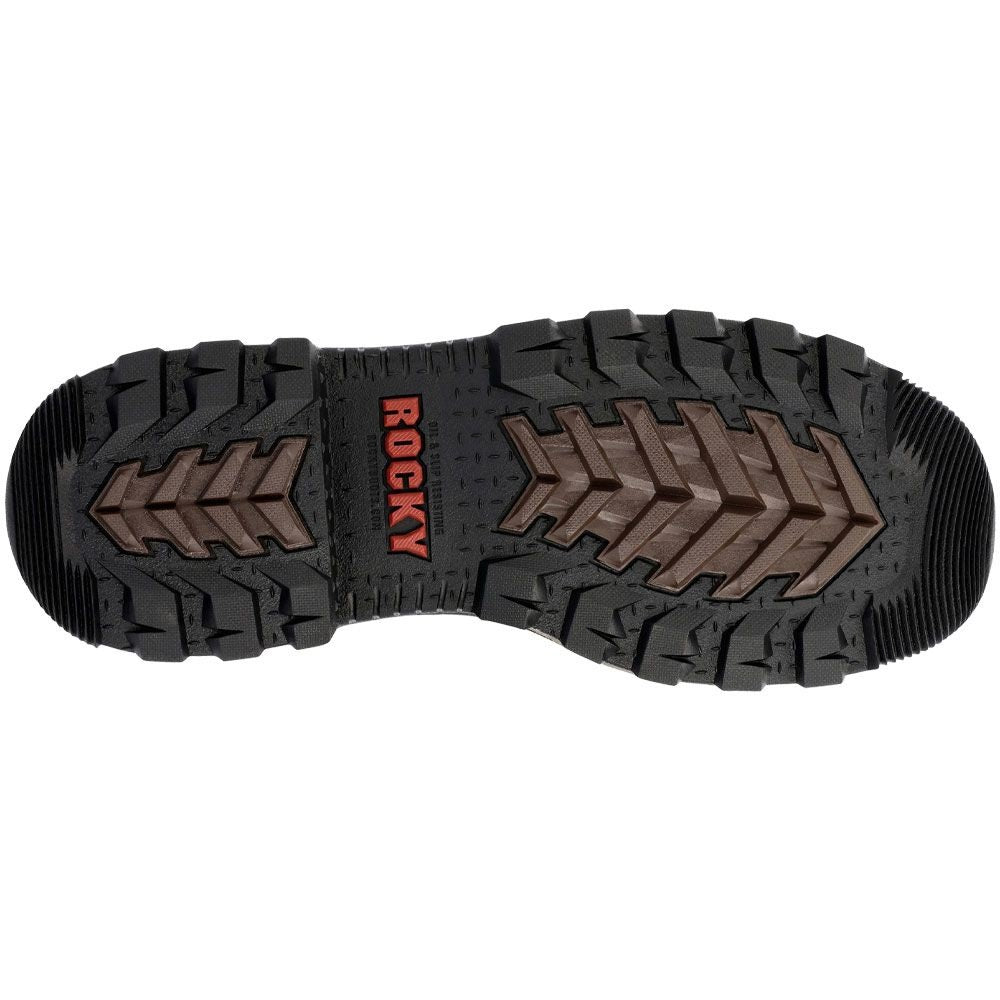 Rocky - Rams Horn Waterproof 6" Comp-Toe Work Boot - Brown / Black