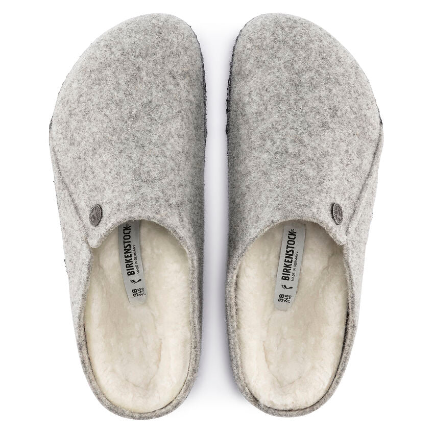 Birkenstock - Zermatt Shearling - Light Grey Wool Felt