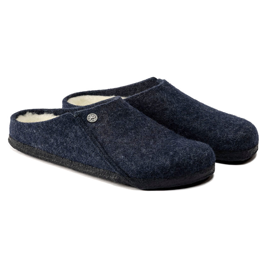 Birkenstock - Zermatt Shearling - Dark Blue - Wool Felt