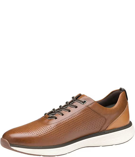 Johnston & Murphy - XC4 Prentiss 2 - Embossed U-Throat - Tan Waterproof Full Grain Leather
