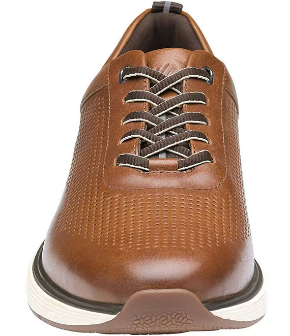 Johnston & Murphy - XC4 Prentiss 2 - Embossed U-Throat - Tan Waterproof Full Grain Leather
