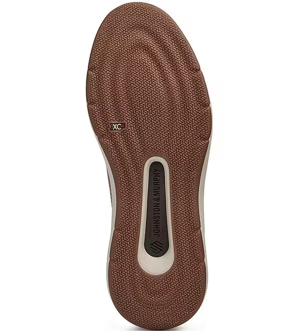 Johnston & Murphy - XC4 Prentiss 2 - Embossed U-Throat - Tan Waterproof Full Grain Leather