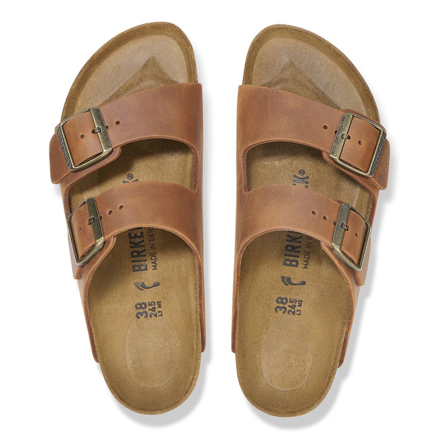 Birkenstock - Arizona - Cognac - Oiled Leather