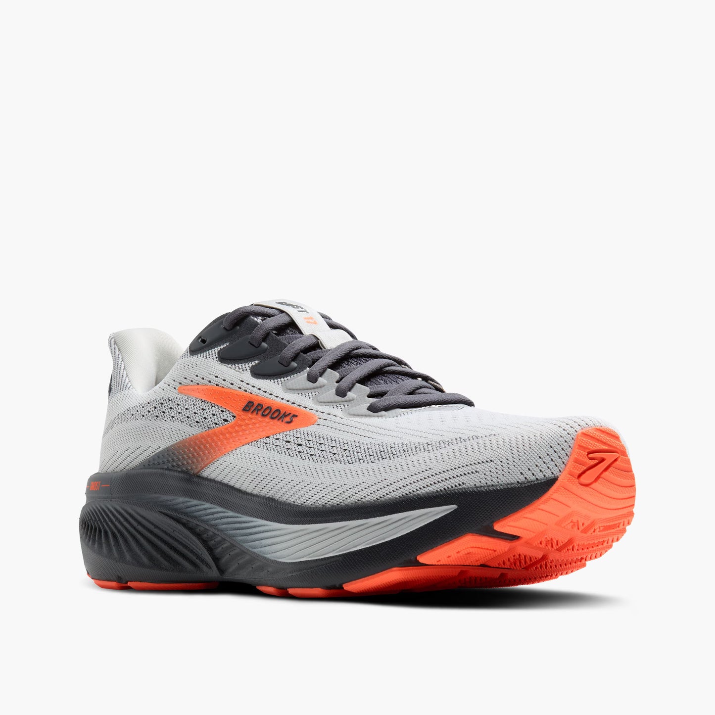 Brooks - Ghost 17 - Oyster Mushroom/Orange/Ebony