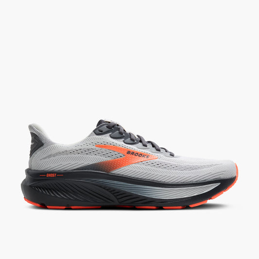 Brooks - Ghost 17 - Oyster Mushroom/Orange/Ebony