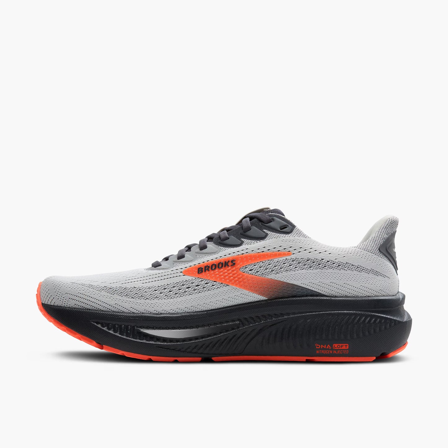 Brooks - Ghost 17 - Oyster Mushroom/Orange/Ebony