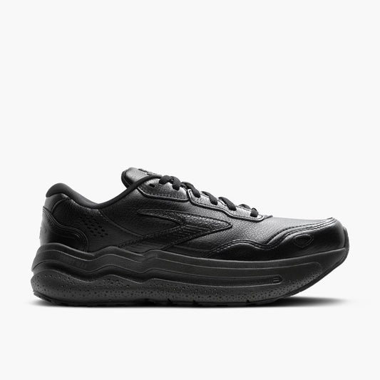 Brooks - Womens Ghost Max Leather - Black/Black