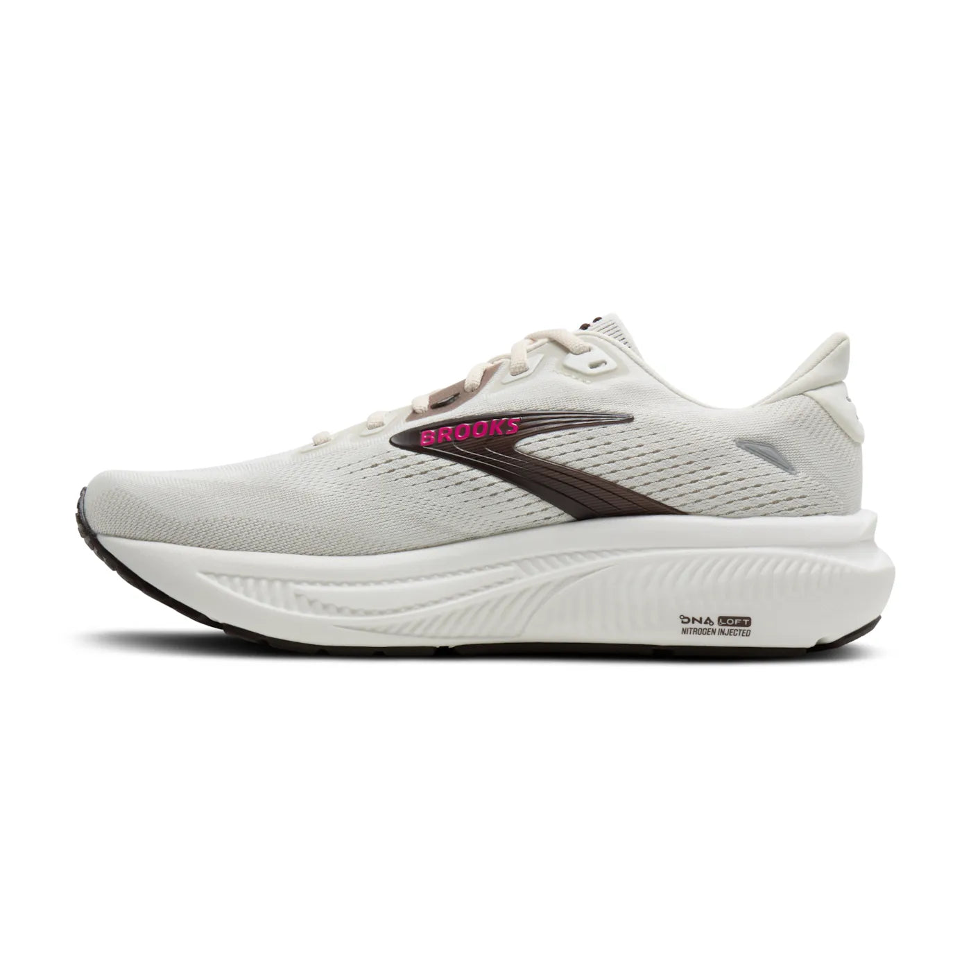 Brooks - Womens Ghost 18 - Coconut / Coffee / Fuchsia