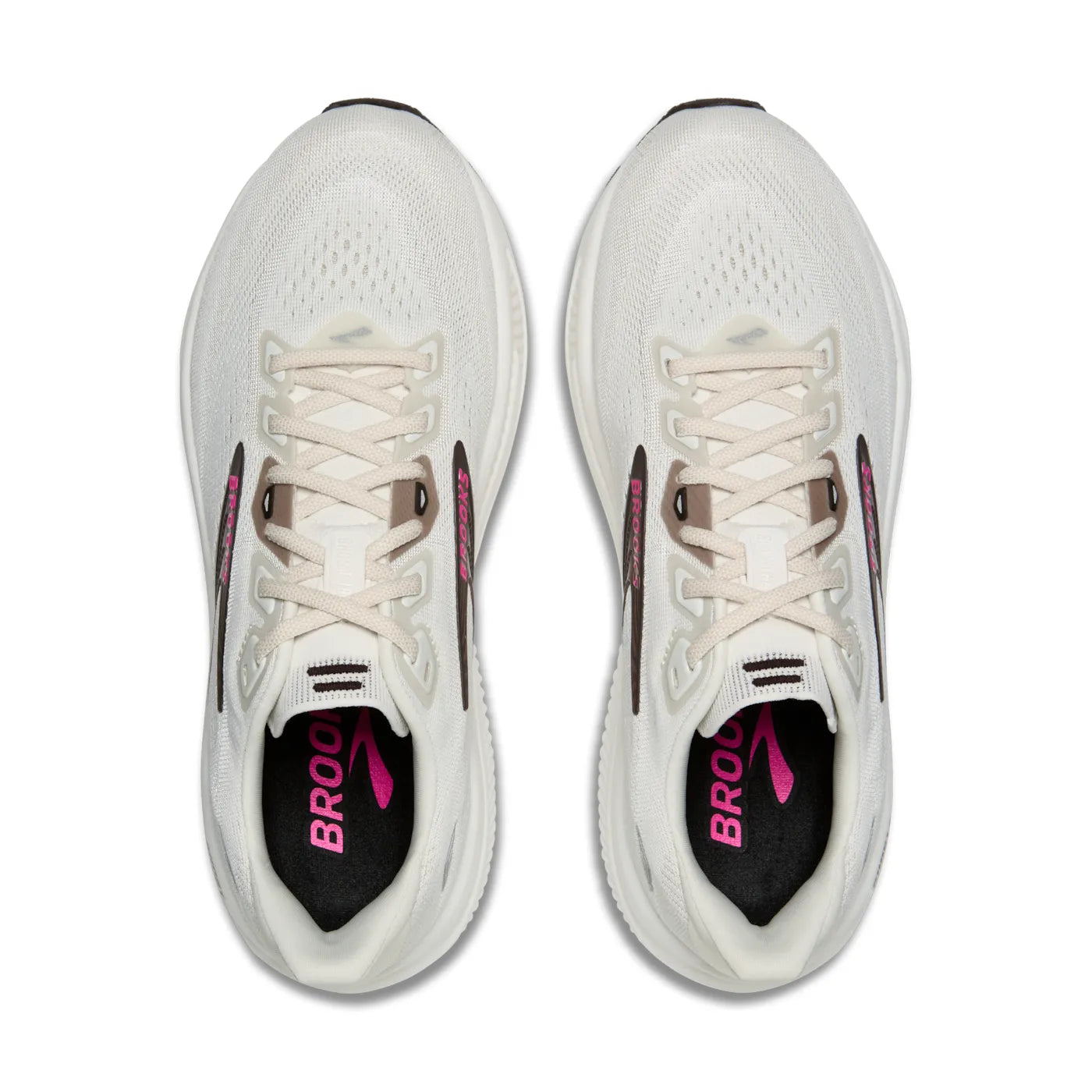 Brooks - Womens Ghost 18 - Coconut / Coffee / Fuchsia
