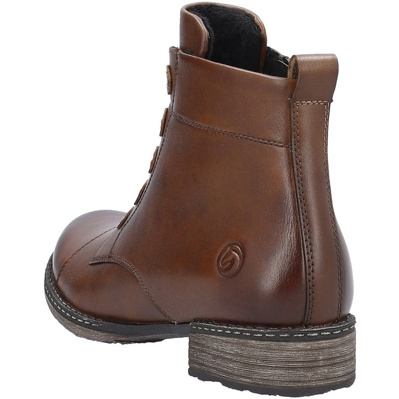 Remonte - Chandra 92 Bootie - Brown Leather
