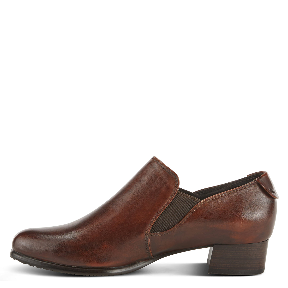 Spring Step - Cherry - Brown Leather
