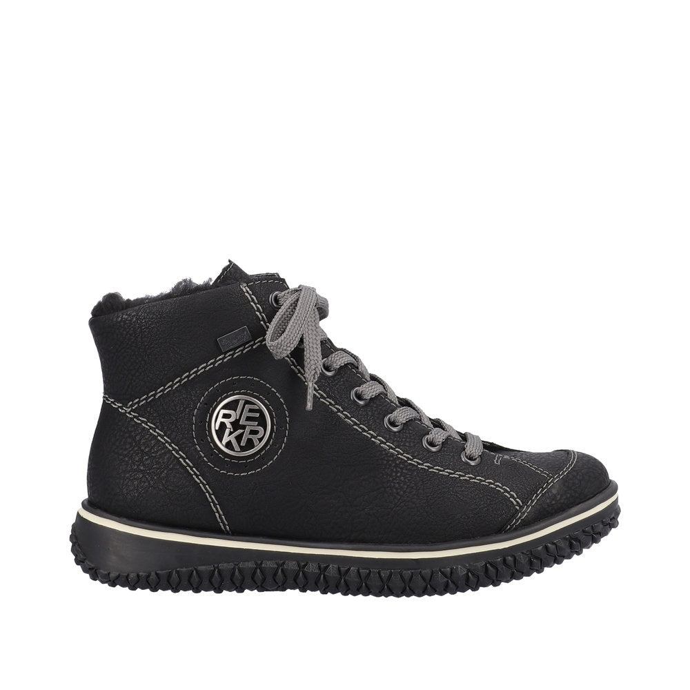 Rieker - Cordula 07 - Waterproof Sneaker Boot - Black