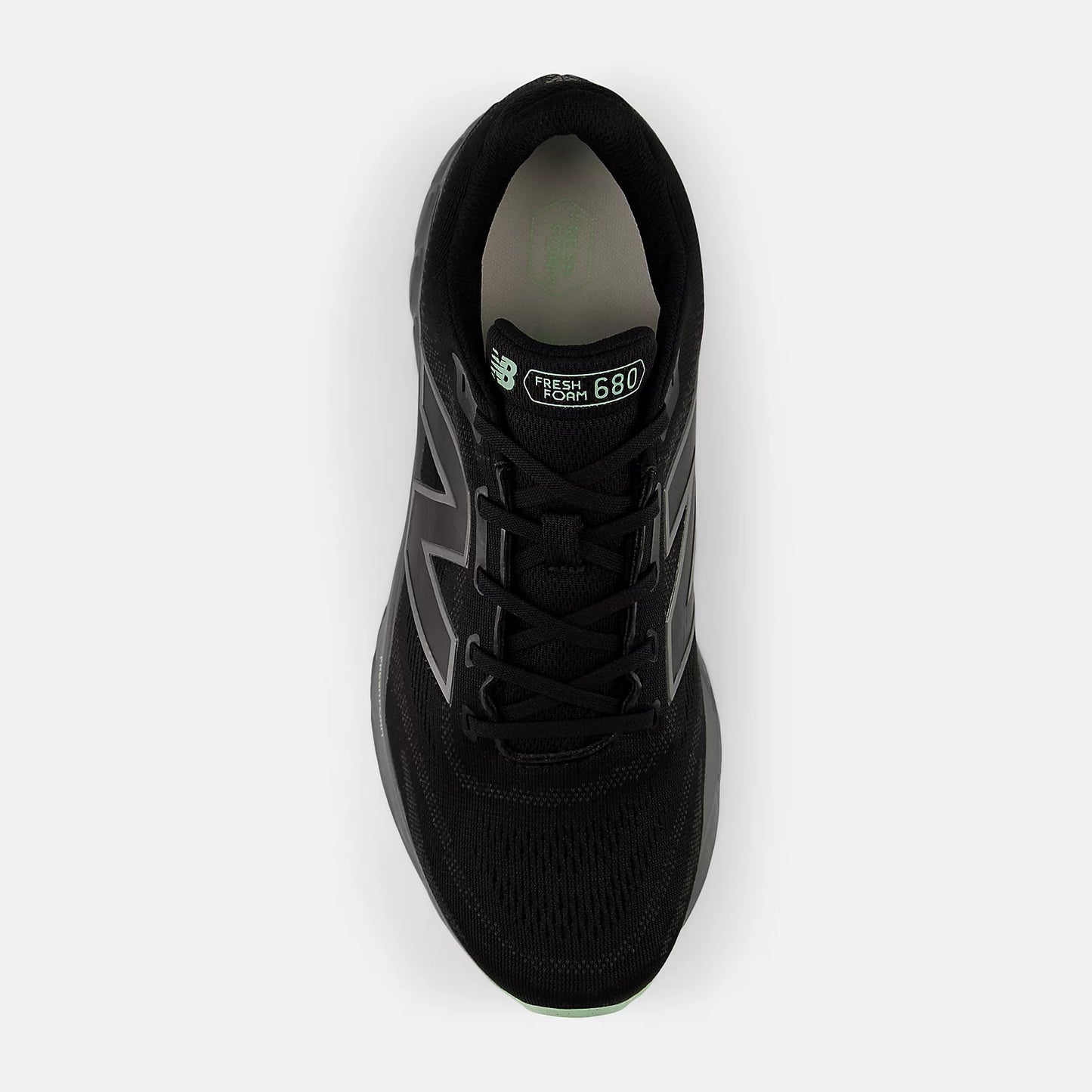 New Balance - Fresh Foam - w680v8 - Waterproof- BLACK / CASTLEROCK / LAB GREEN
