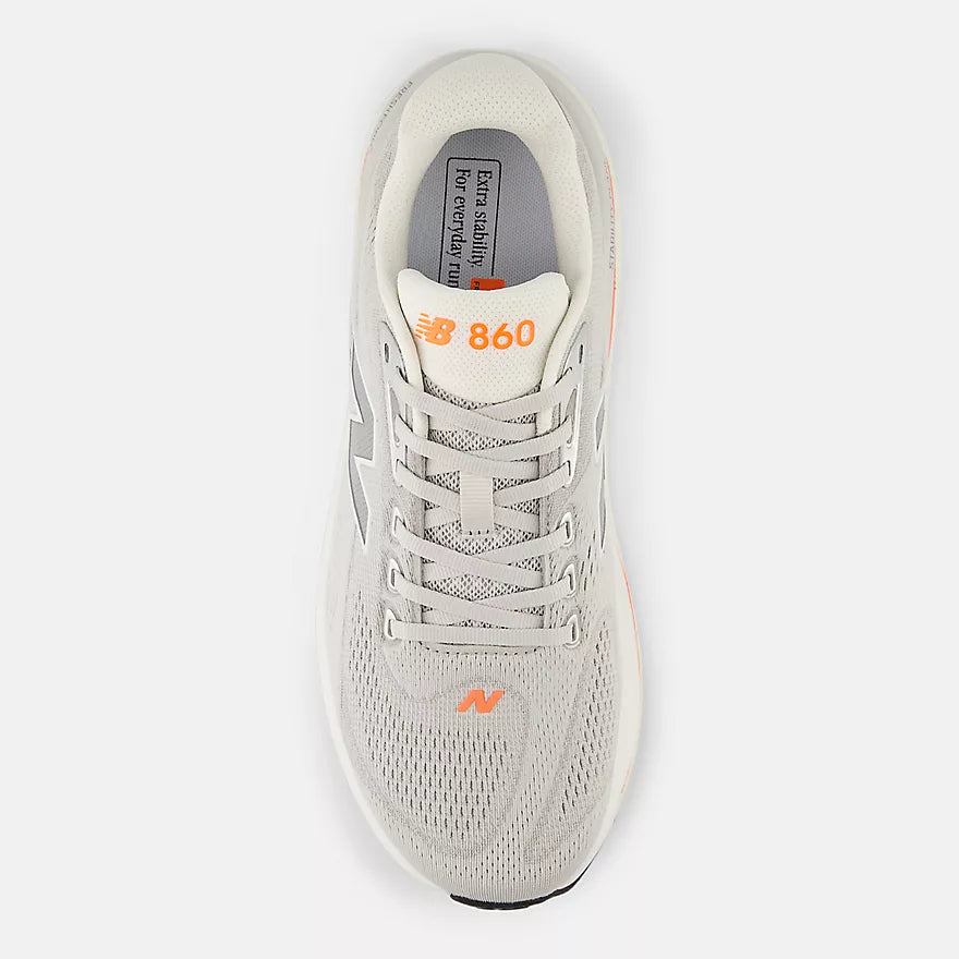 New Balance - Fresh Foam x 860v15 - Grey Matter / Sea Salt / Flo. Orange