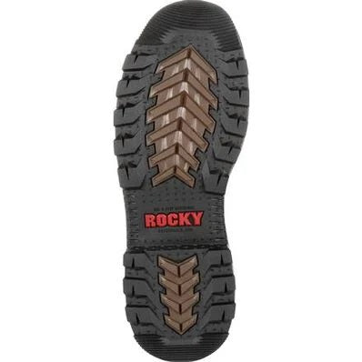 Rocky - Rams Horn Waterproof 6" Comp-Toe Work Boot - Brown / Red