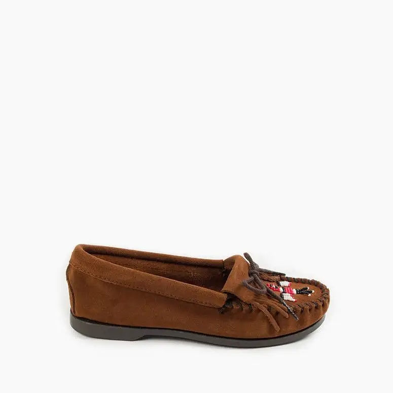 Minnetonka - Thunderbird Boat Moc - Brown – Square Deal Shoes